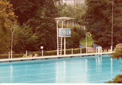 Wachturm im Nizzabad um 1970